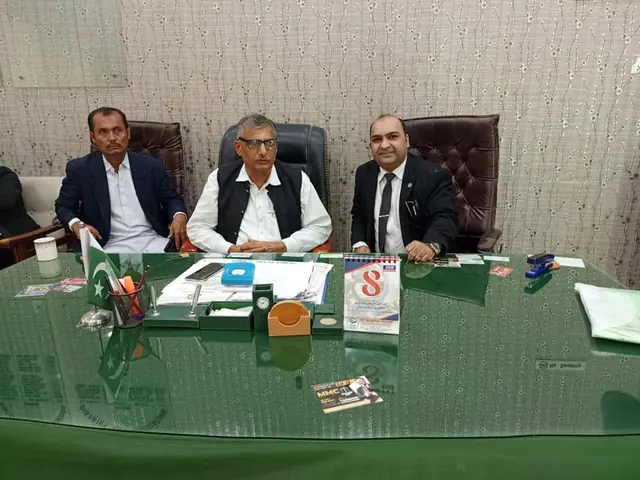 With the President and Vice President of the District Bar Association Badin